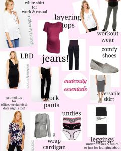 What do women need to wear during pregnancy